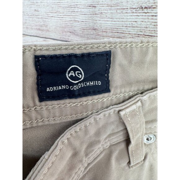 AG Adriano Goldschmied The Graduate Tailored Leg 5 Pocket Pants Mens 36x32 Khaki - Picture 9 of 14